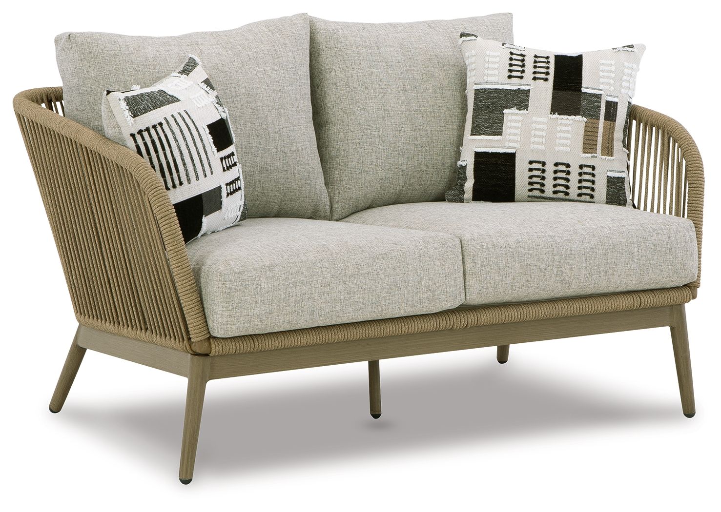 Signature Design by Ashley® Swiss Valley - Beige - Loveseat W/Cushion | Meri Furniture