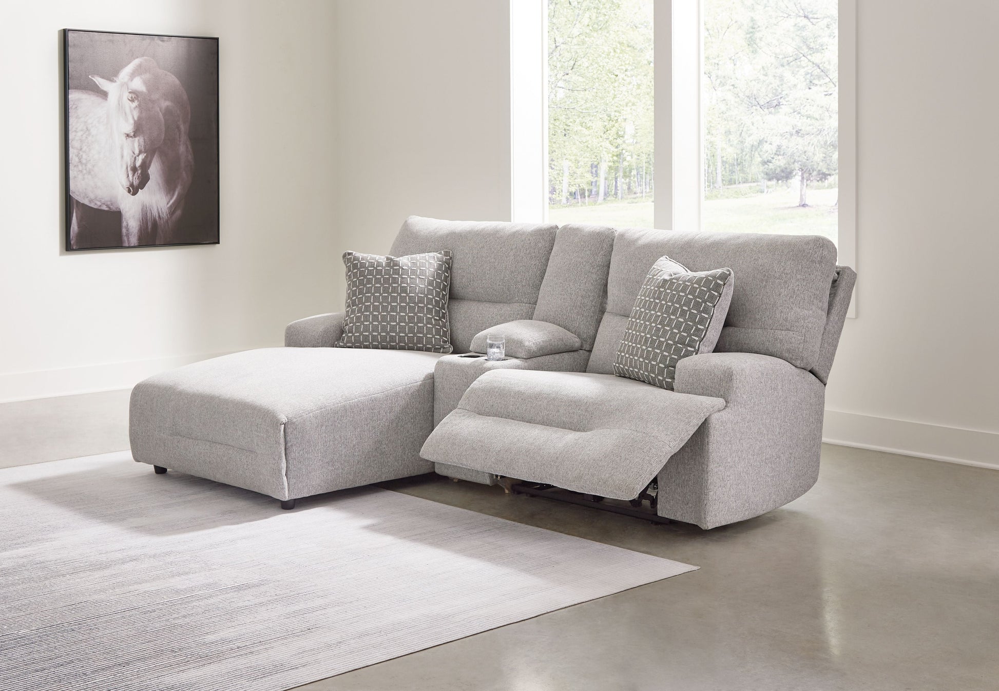 Signature Design by Ashley® Acklen Place - Reclining Sectional | Meri Furniture