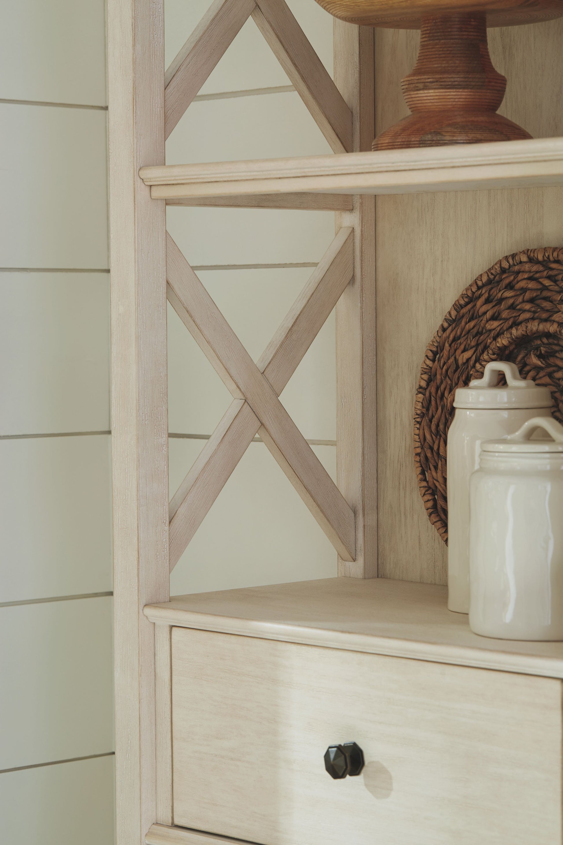 Signature Design by Ashley® Bolanburg - Antique White - Display Cabinet | Meri Furniture