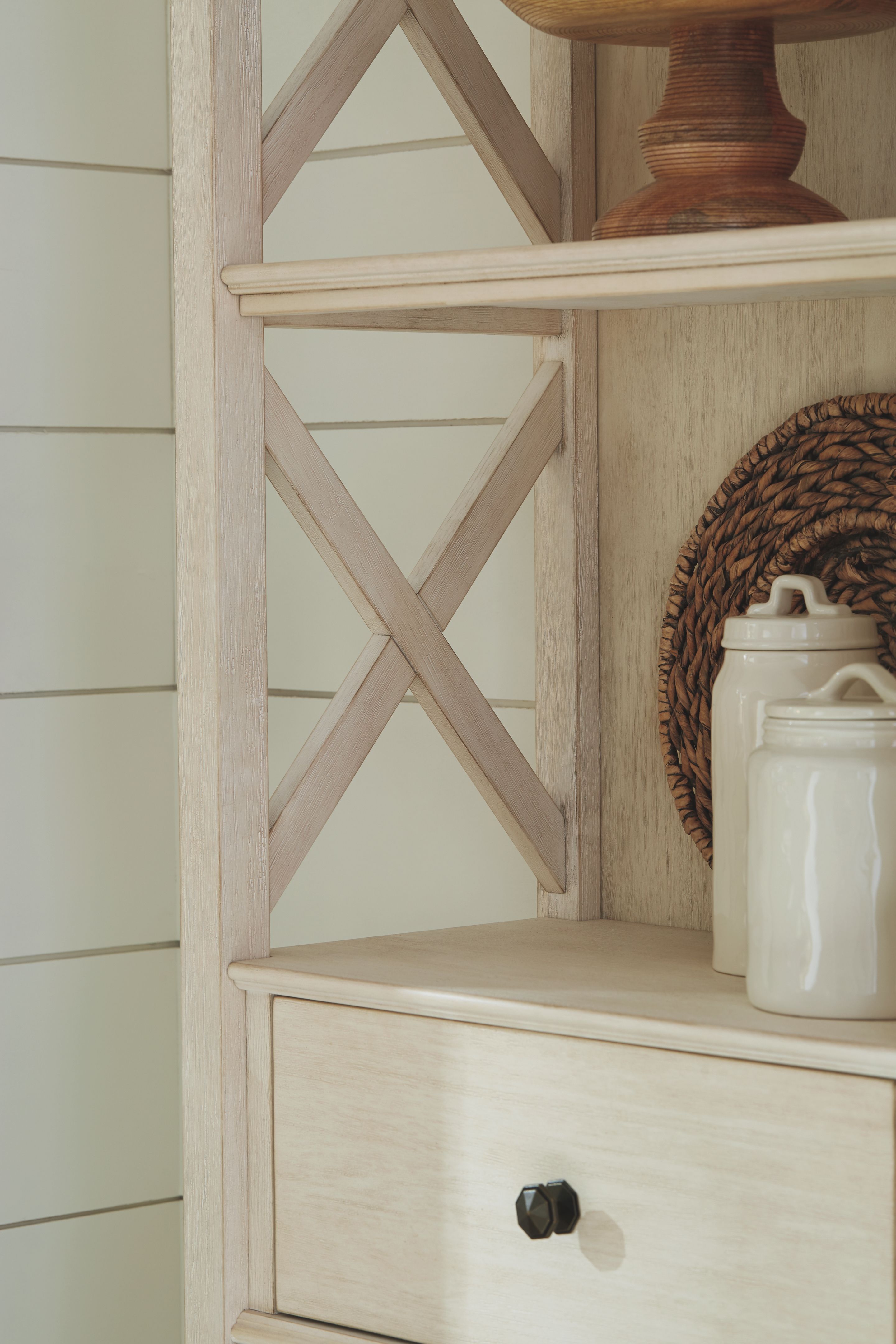 Signature Design by Ashley® Bolanburg - Antique White - Display Cabinet | Meri Furniture