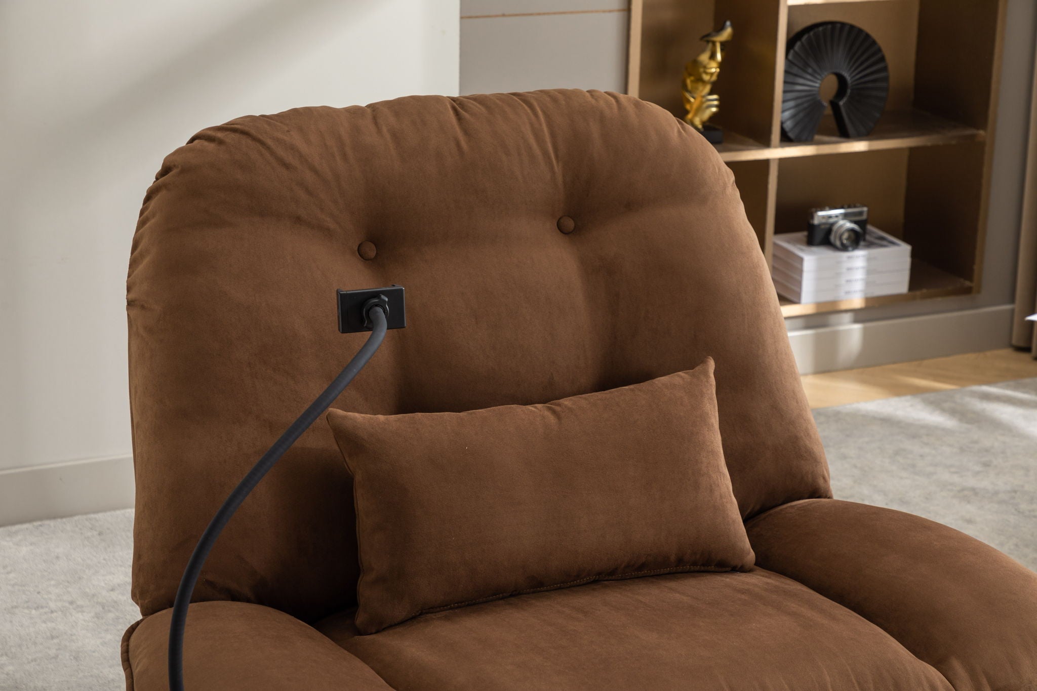 Power Recliner Swivel Glider USB Charger With Bluetooth Music Player, Sleep, Working, Game And Leisure