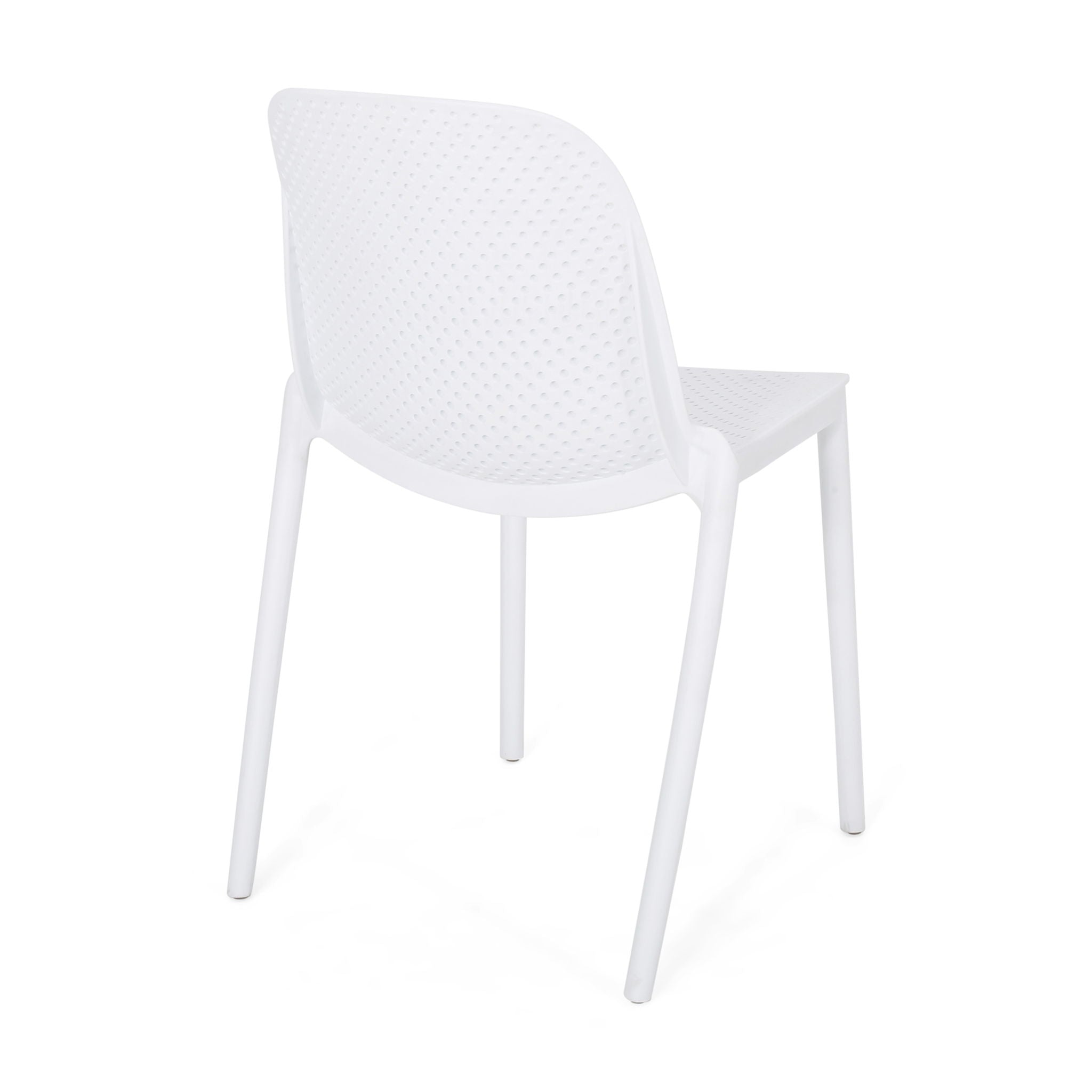Outdoor Stacking Dining Side Chair (Set of 2)