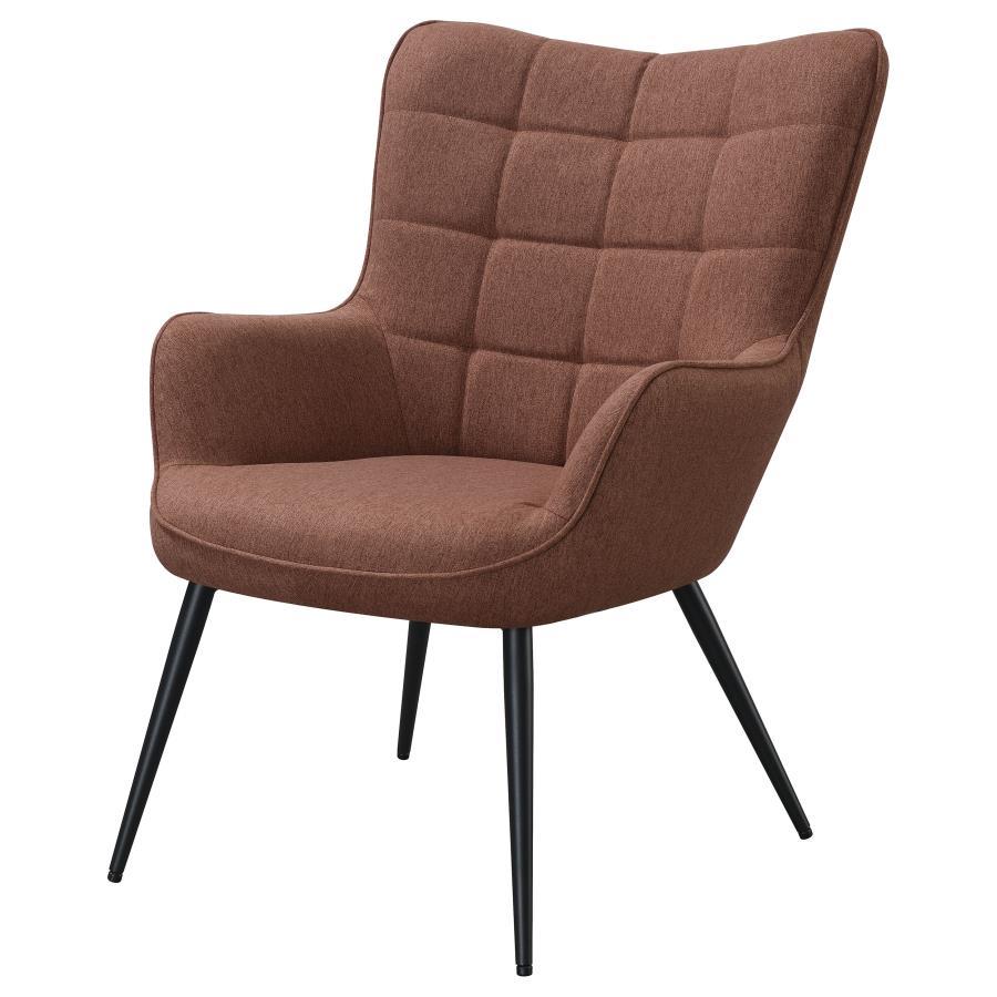Coaster Fine Furniture Isla - Upholstered Flared Arm Tufted Accent Chair | Meri Furniture