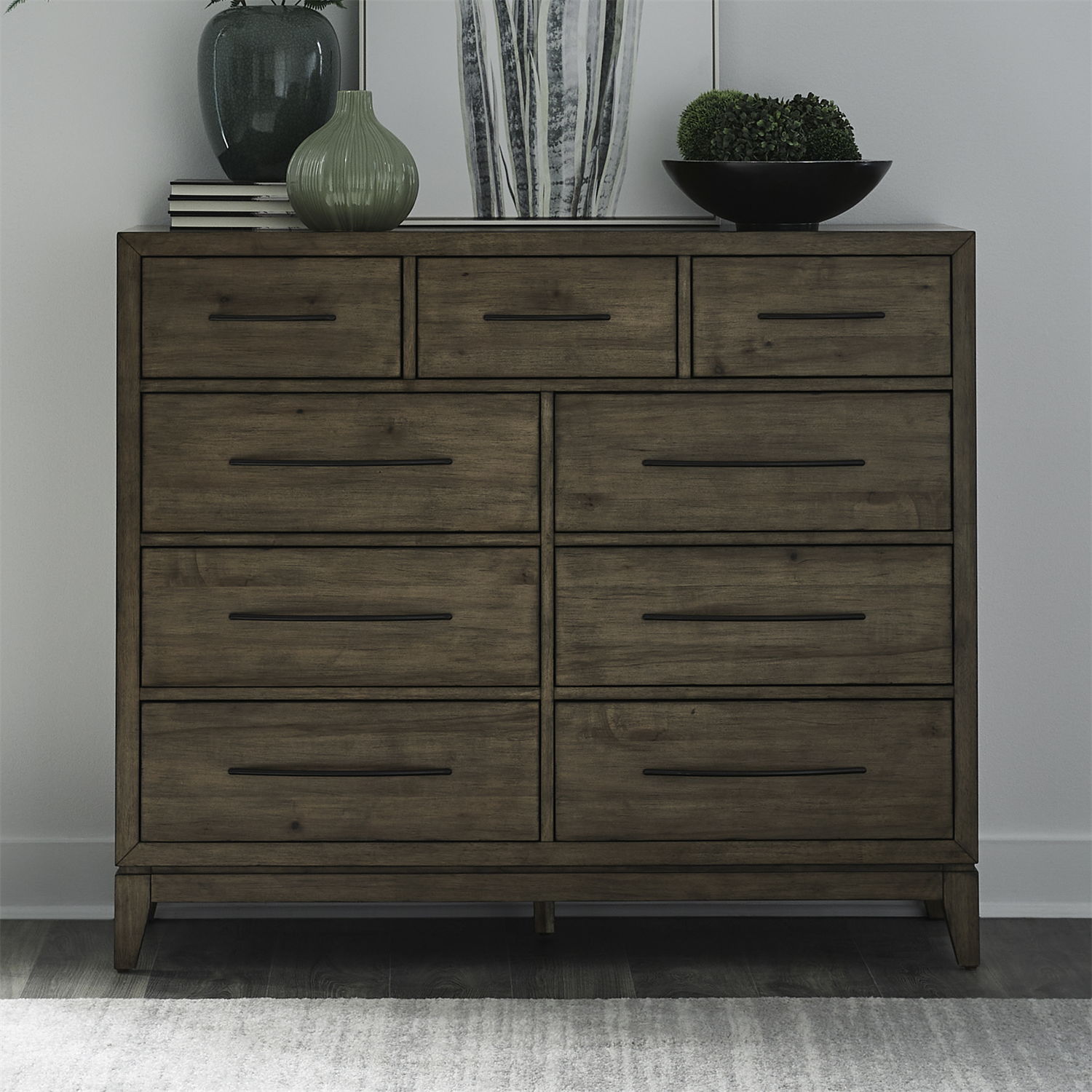 Shaker Lakes - 9 Drawer Chesser - Harvest Brown
