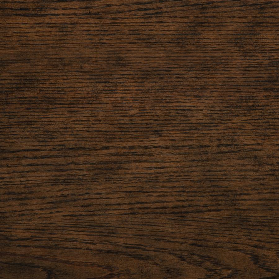 Landon - Round Wood Pedestal Dining Table - Rich Brown