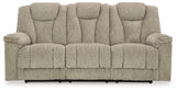 Hindmarsh - Stone - Power Reclining Sofa With Adj Headrest