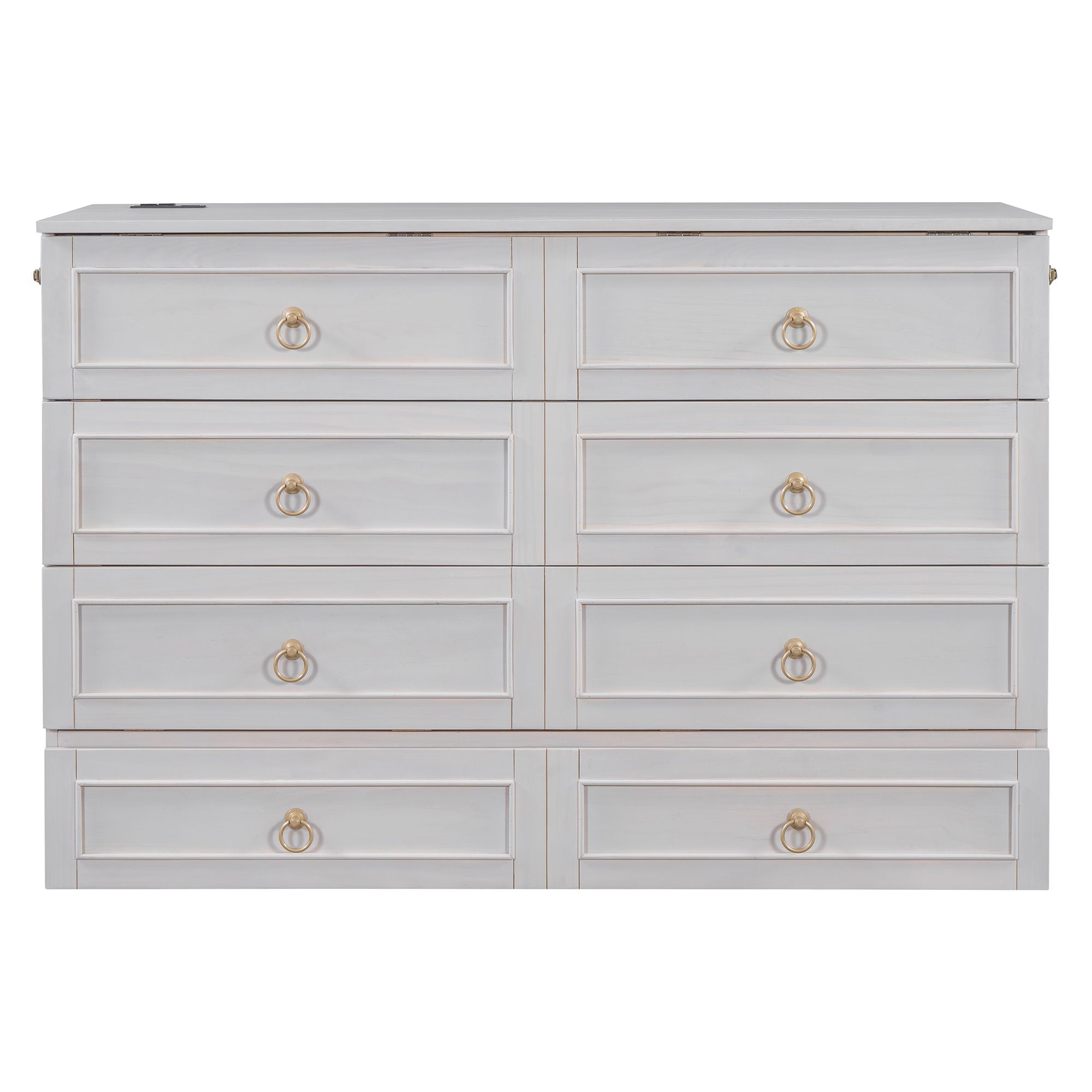 Murphy Bed With Large Drawers And Stylish Design