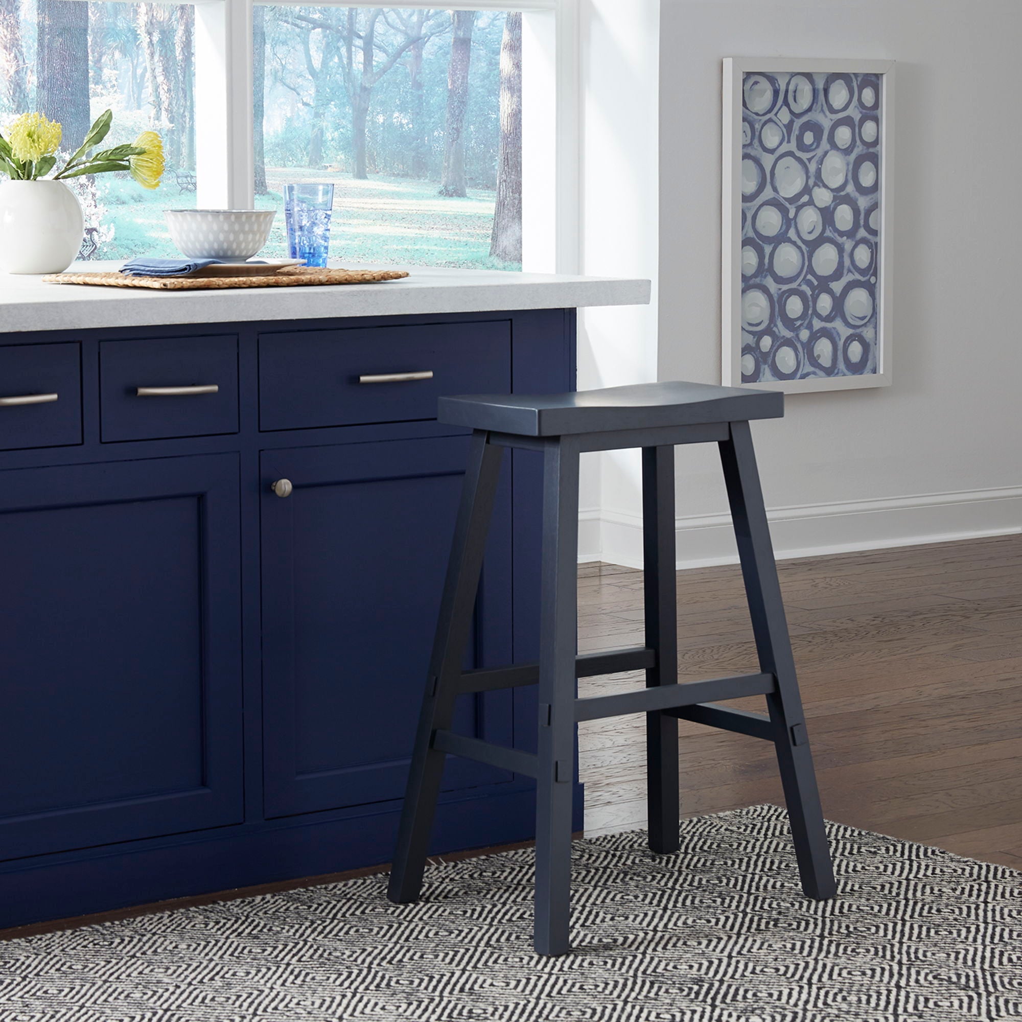 Liberty Furniture Creations II - 30" Sawhorse Stool | Meri Furniture