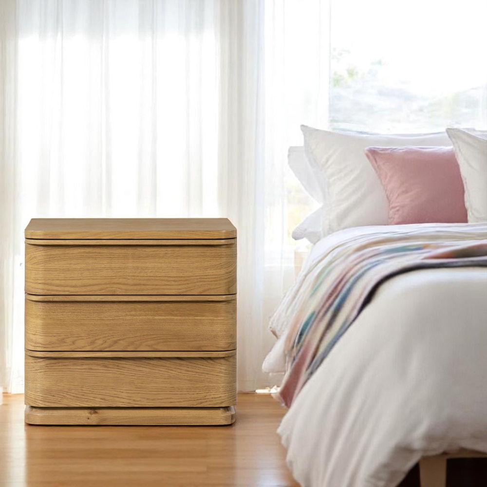 Zoey - Nightstand - Oak