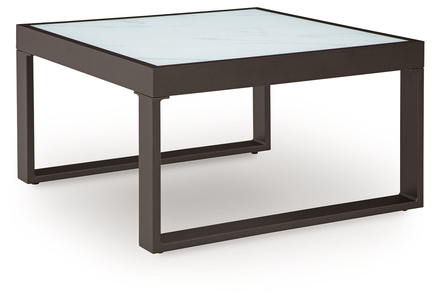Signature Design by Ashley® Beachloft - Black / Gray - Square Cocktail Table | Meri Furniture