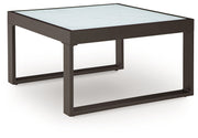 Signature Design by Ashley® Beachloft - Black / Gray - Square Cocktail Table | Meri Furniture