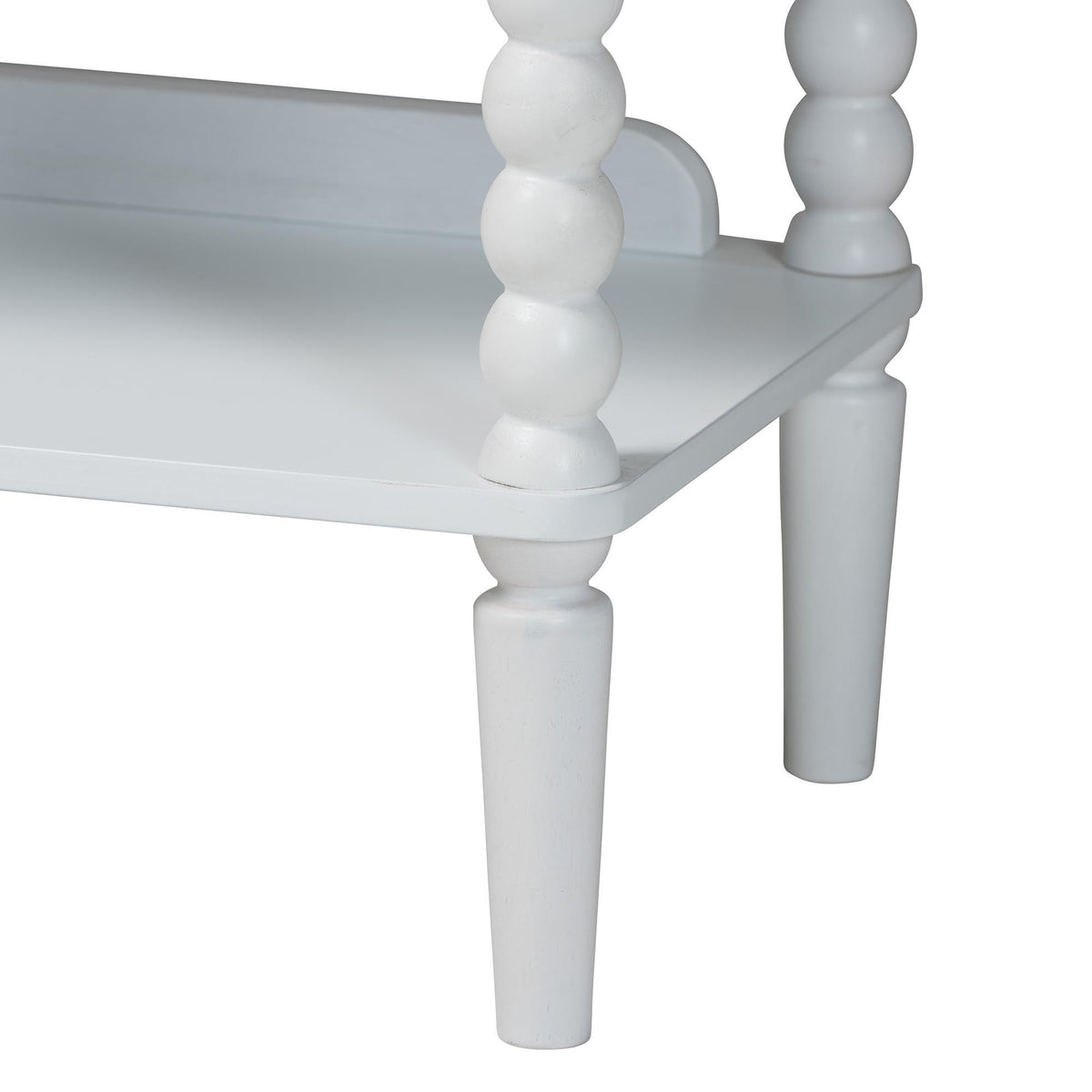 Lucera Bobbin 5-Tier Display Shelf, White
