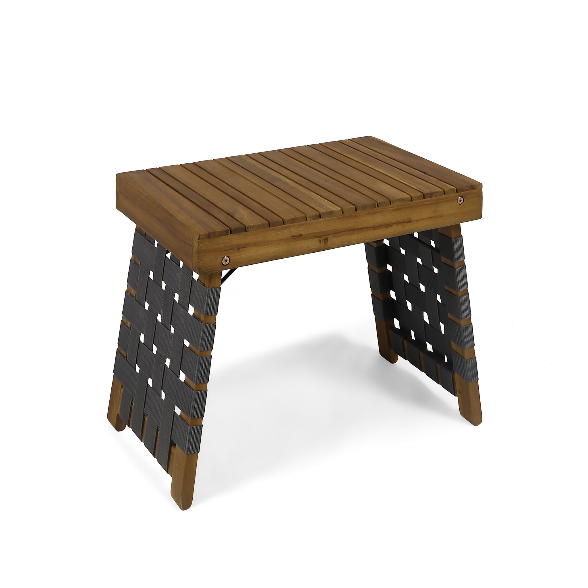 Outdoor Wooden Foldable Side Table - Teak