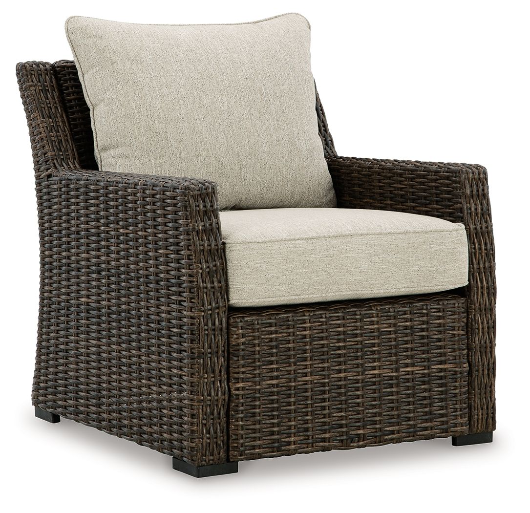 Signature Design by Ashley® Brook Ranch - Brown - Lounge Chair With Cushion | Meri Furniture