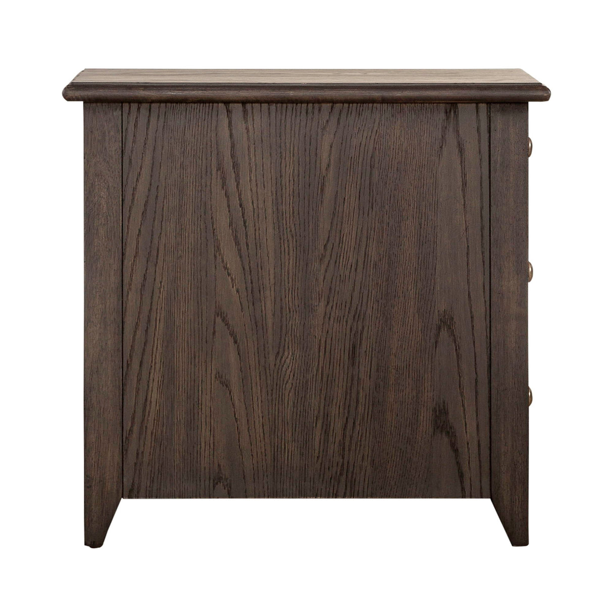 Liberty Furniture Mill Creek - Chair Side Table - Dark Brown | Meri Furniture
