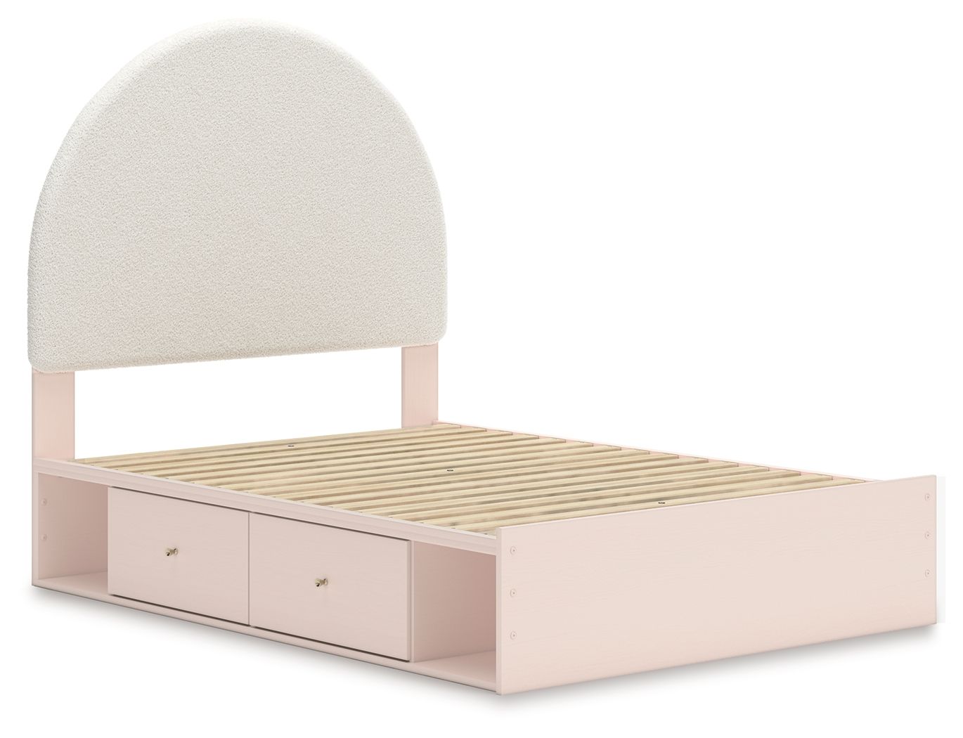 Signature Design by Ashley® Wistenpine - Upholstered Panel Bed With Storage | Meri Furniture