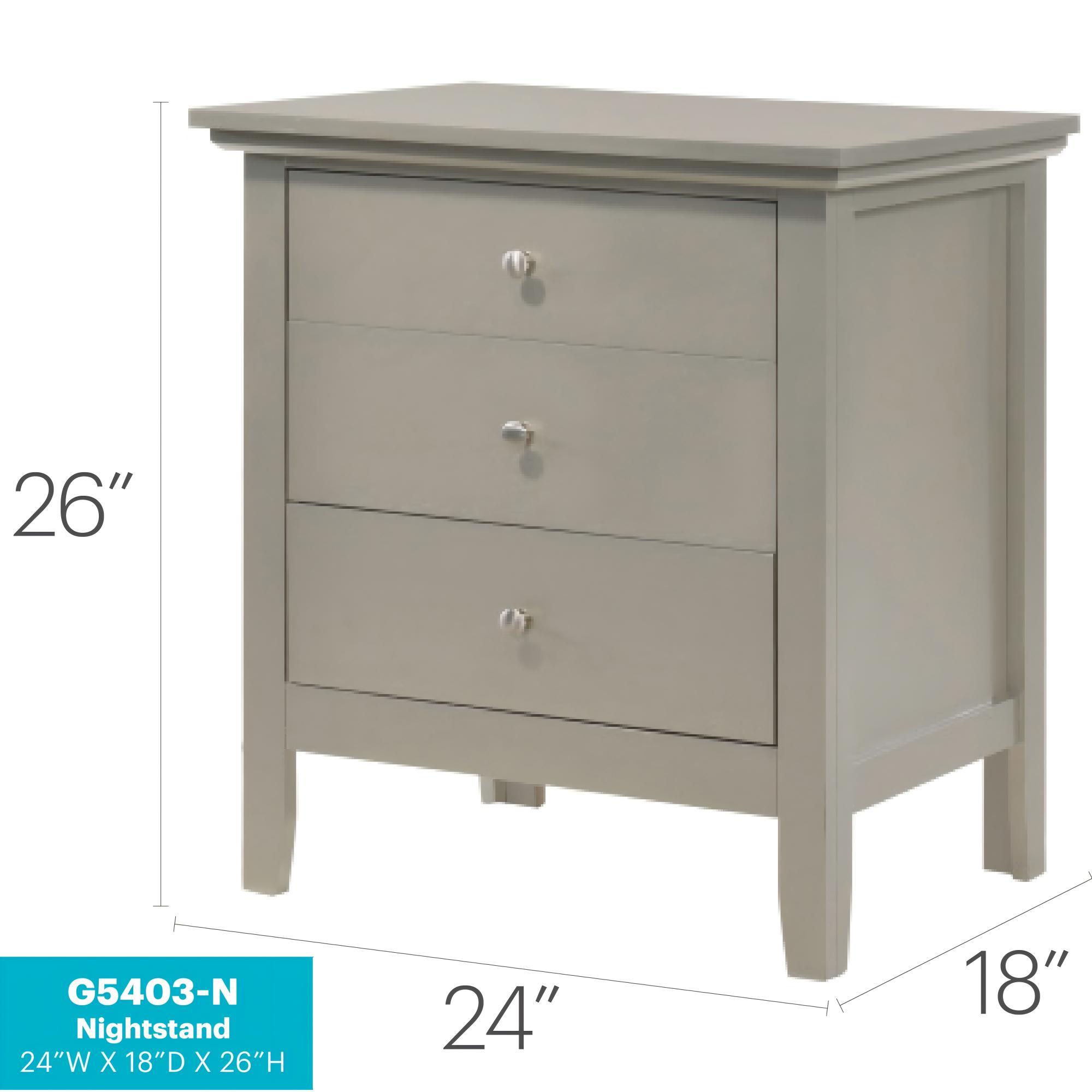 Hammond - 3 Drawer Nightstand