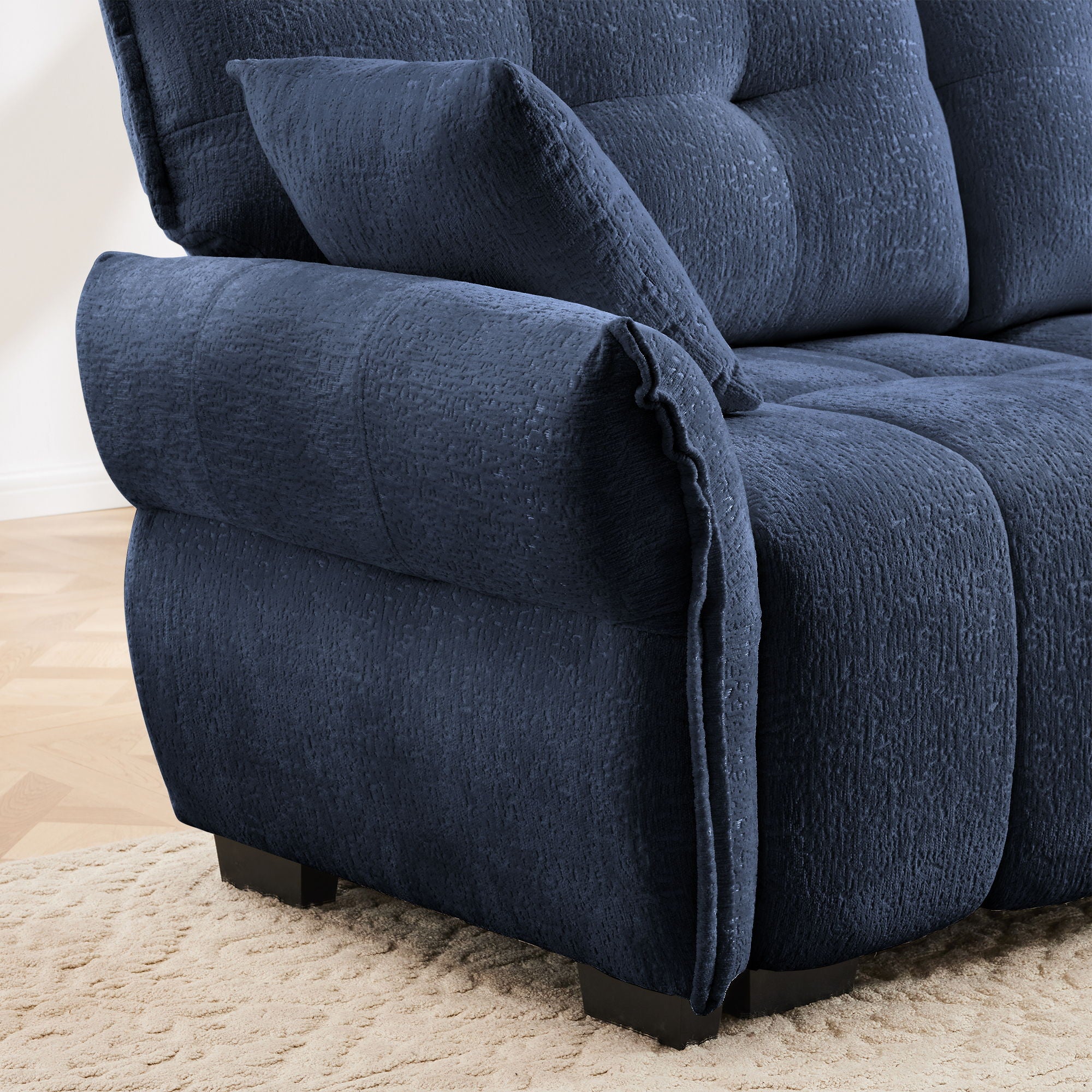 Modern Ergonomic Single Seater Sofa With High Resilience Cushions