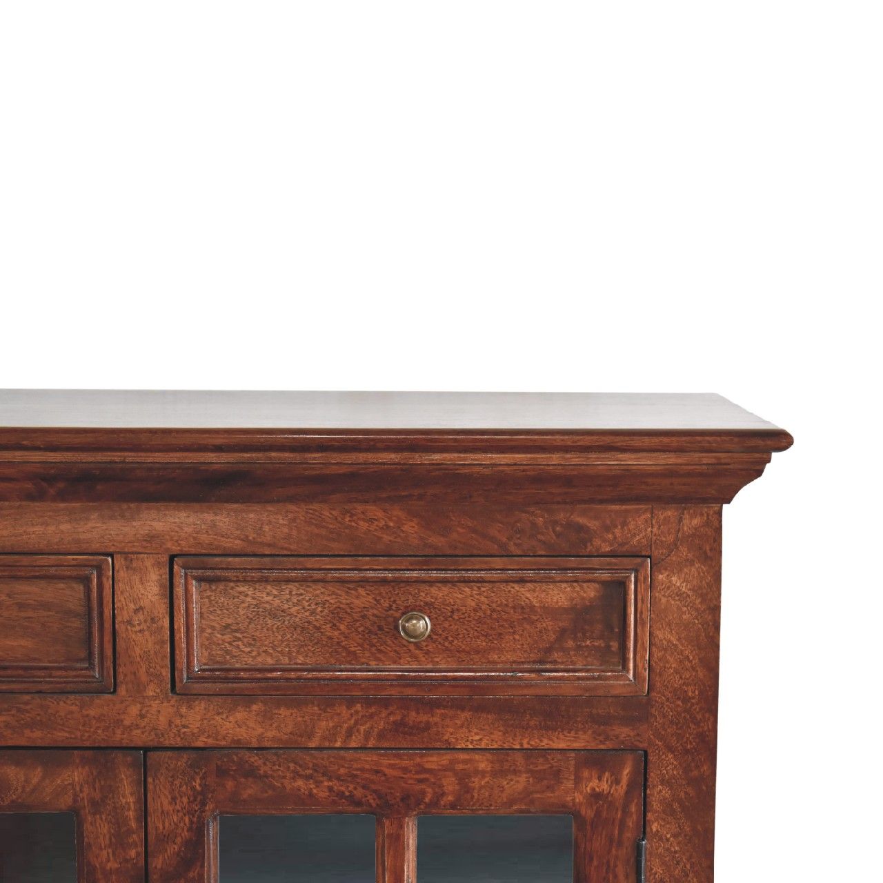 Glazed Cabinet - Cherry