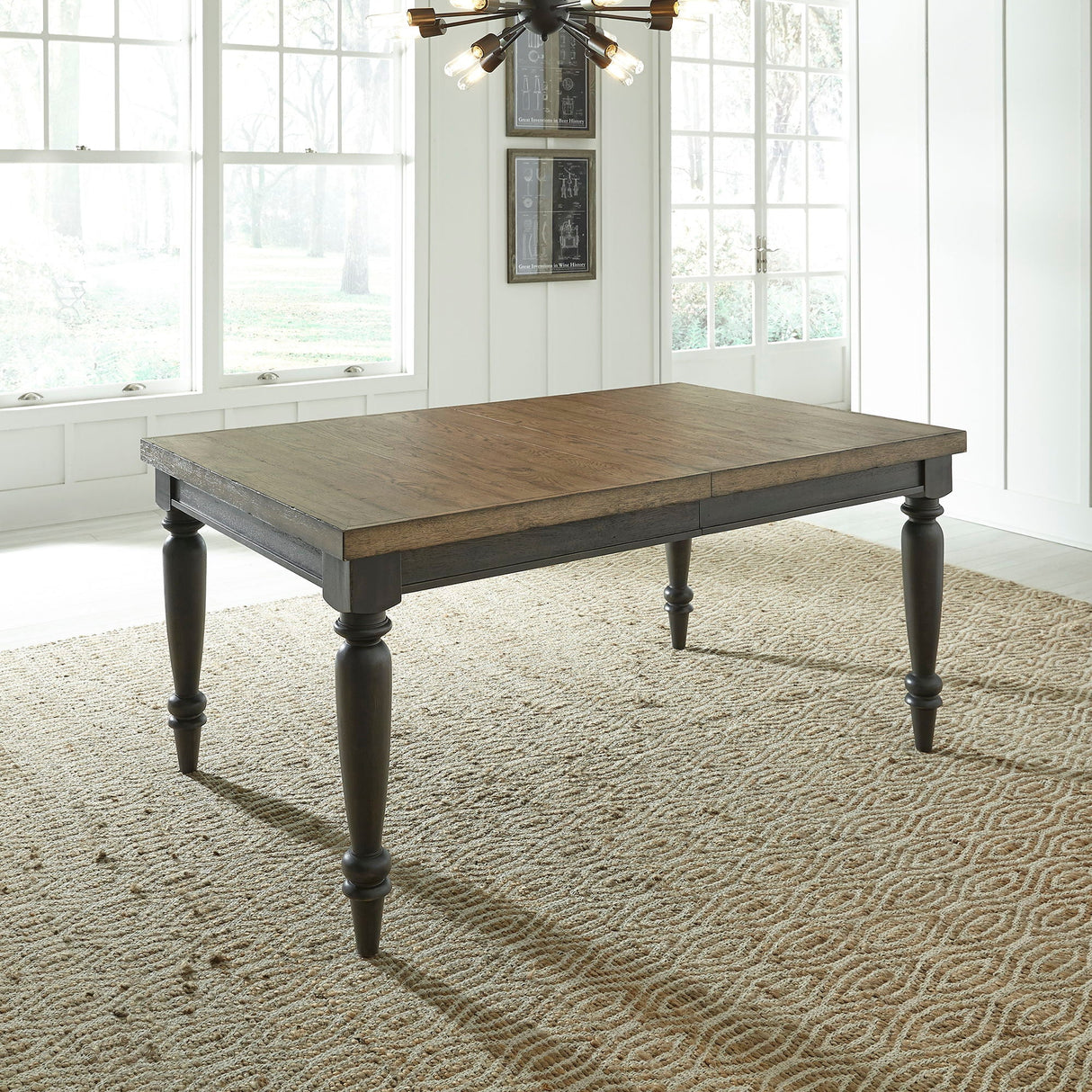Liberty Furniture Harvest Home - Rectangular Leg Table - Light Brown | Meri Furniture