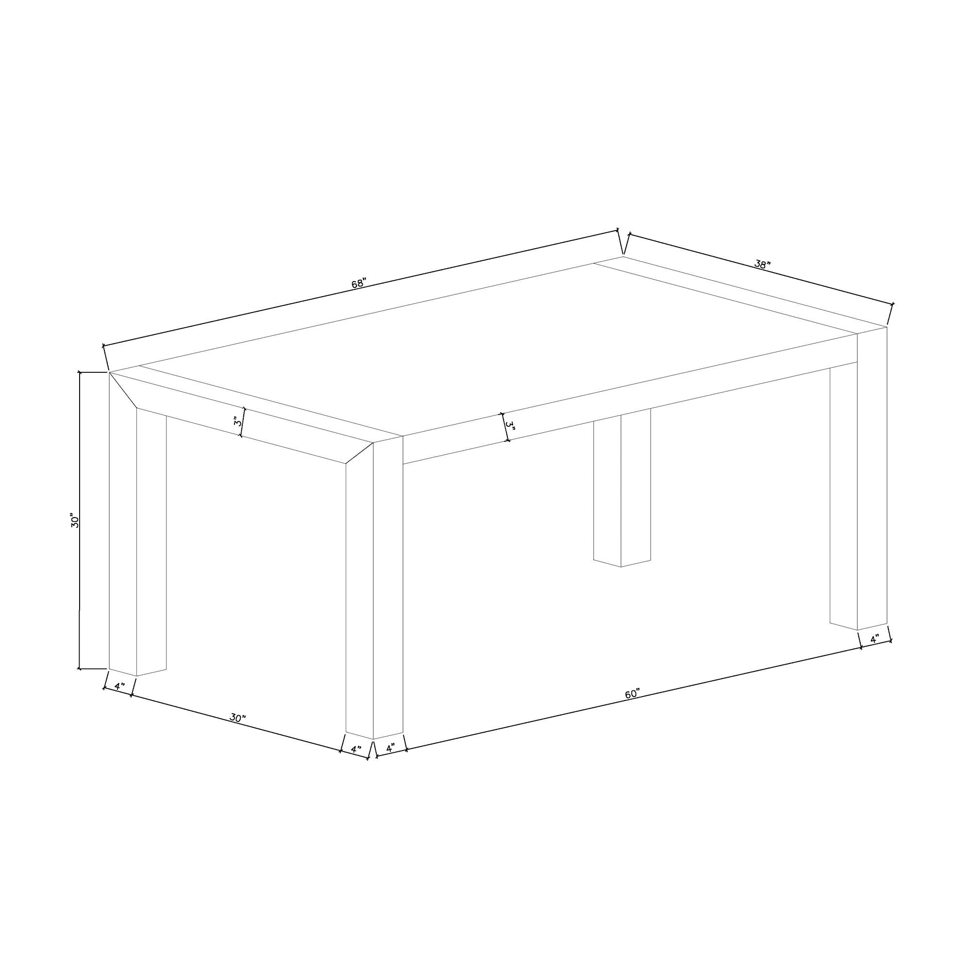 Dahiris - Dining Table - Black