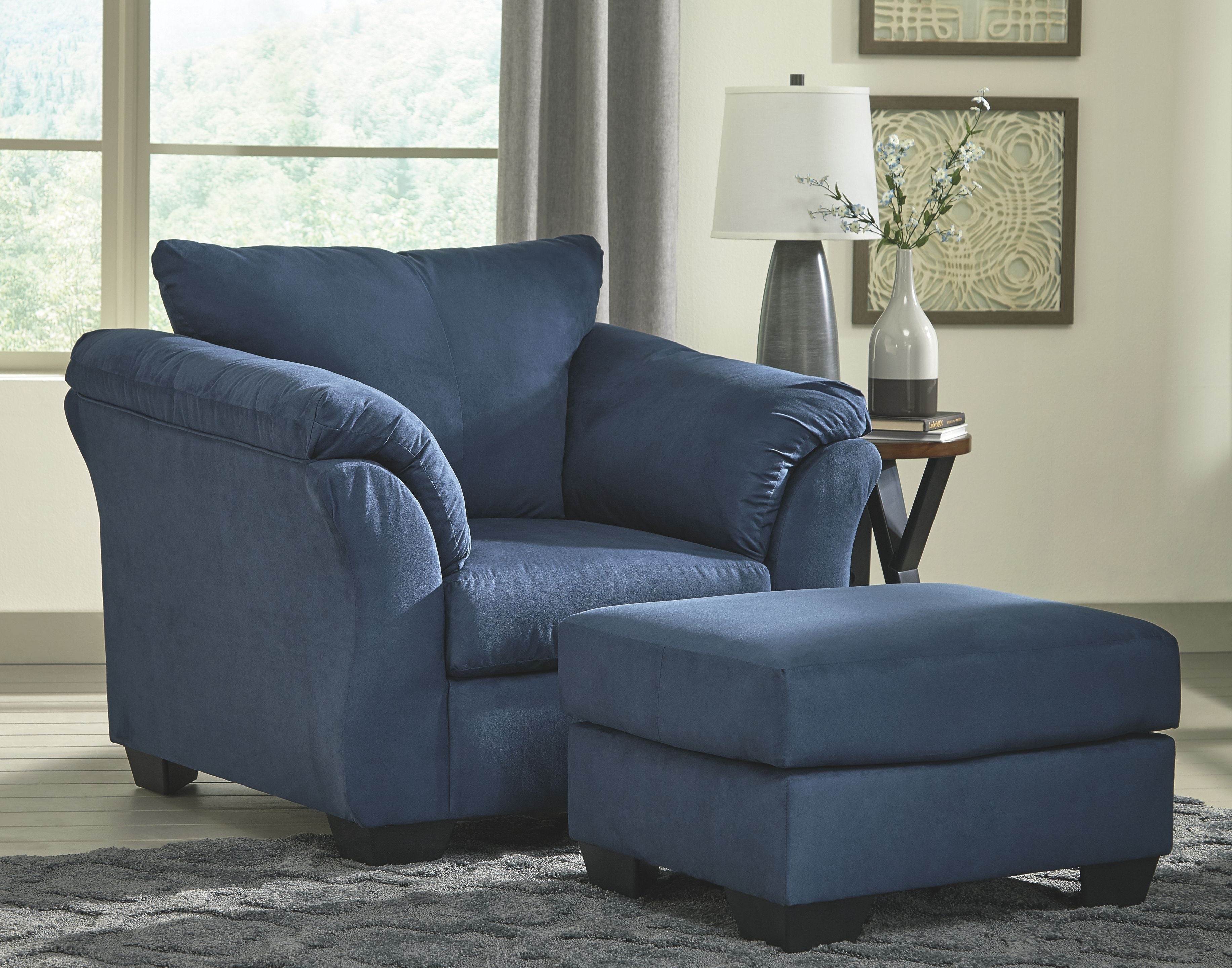 Ashley Furniture Darcy - Ottoman | Meri Furniture