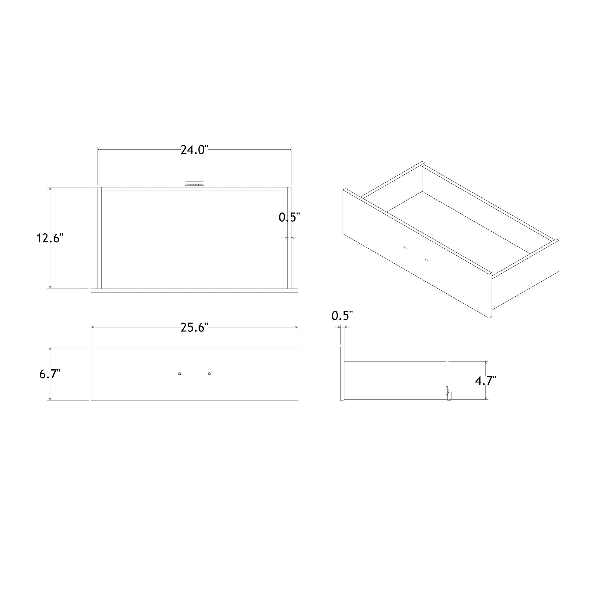 Charlston - 5 Piece Bedroom Set With LED Headboard
