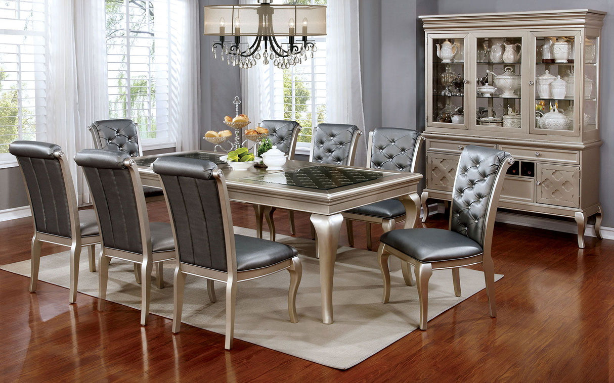 Furniture of America Amina - Hutch & Buffet - Champagne | Meri Furniture