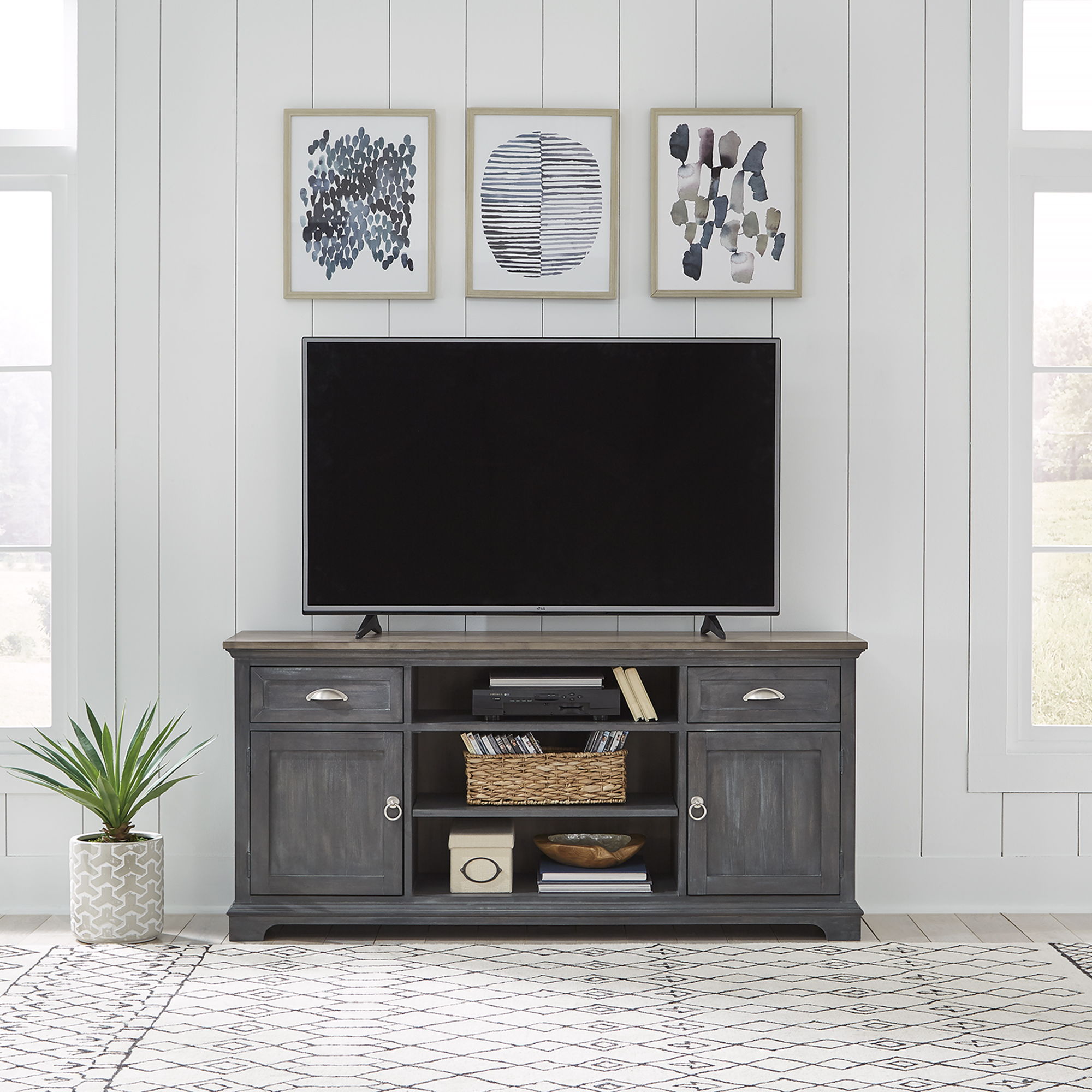 Liberty Furniture Ocean Isle - Entertainment Tv Stand | Meri Furniture