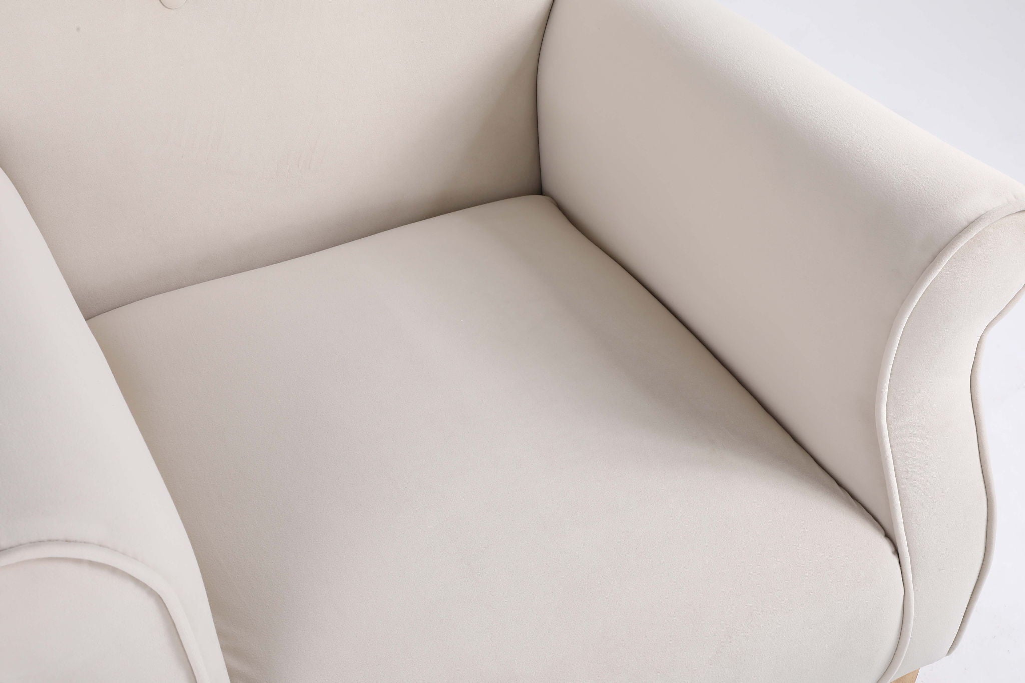 Modern Rocking Chair, Upholstered Accent Chair For Nursery, Small Contemporary Rocke