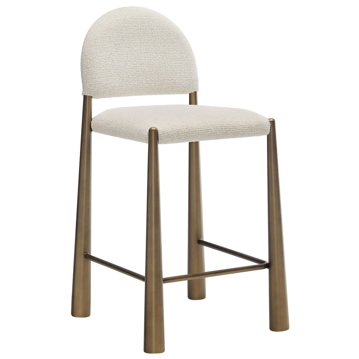 Hayley Upholstered Fabric Counter Stools Set of 2 by Modway