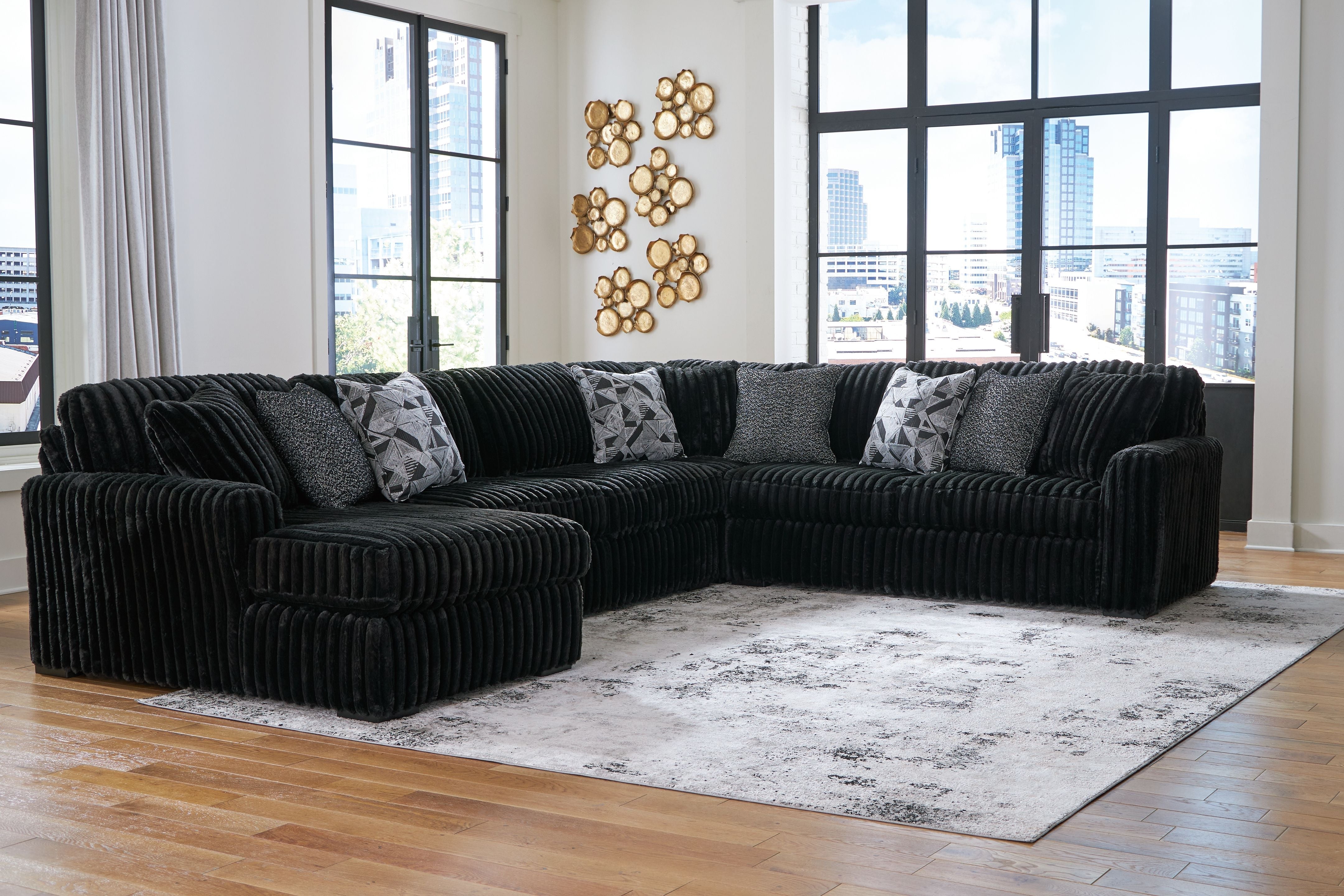 Signature Design by Ashley® Midnight-Madness - Sectional Set | Meri Furniture