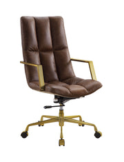 ACME Rolento - Executive Office Chair - Espresso Top Grain Leather | Meri Furniture
