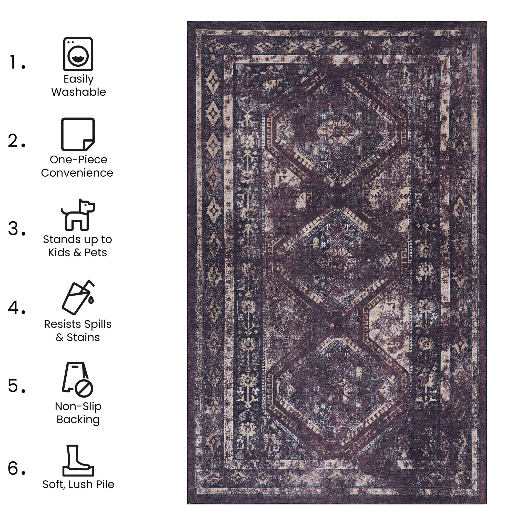 Maval - Washable Rug