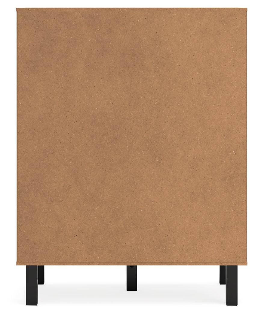 Vessalli - Five Drawer Wide Chest - Black / Gray