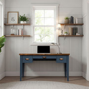 Nantucket - Writing Desk - Blue Denim, Whiskey