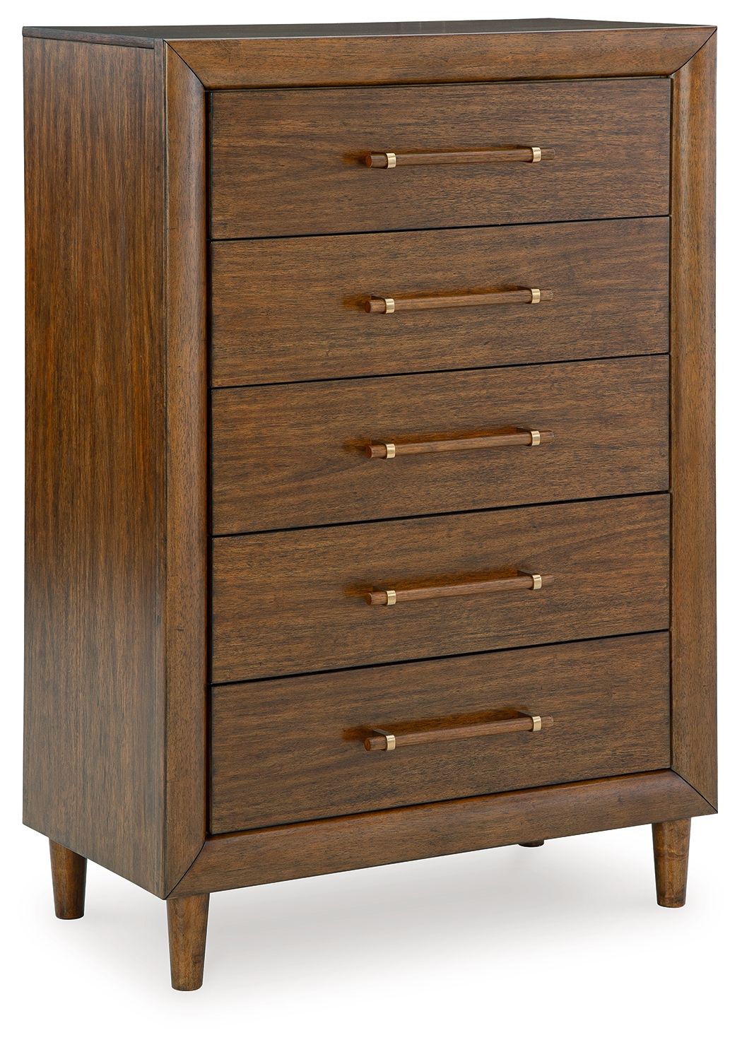 Signature Design by Ashley® Lyncott - Brown - Five Drawer Chest | Meri Furniture