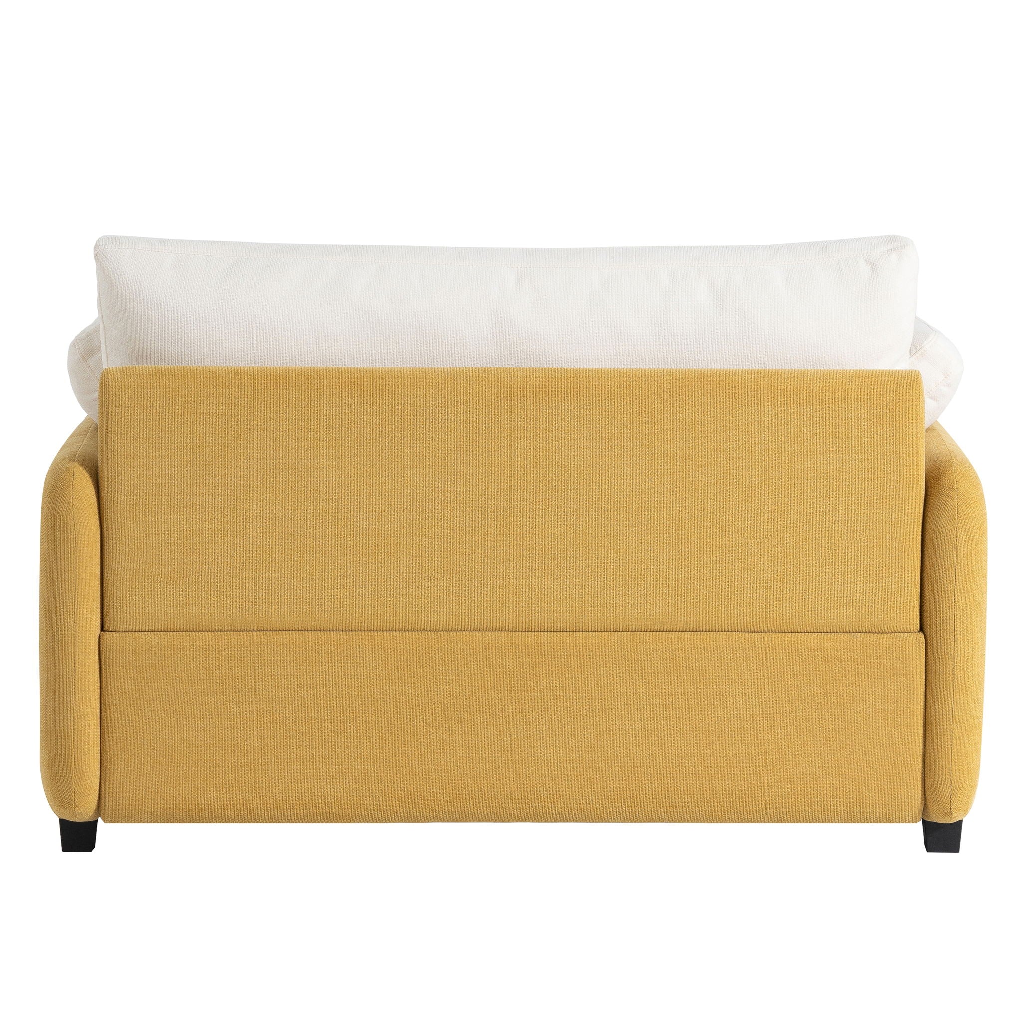 Oversized Single Sofa Chair Wide And Deep Seat, Modern Upholstered Comfy Blocking Couch Lounge With Pillows