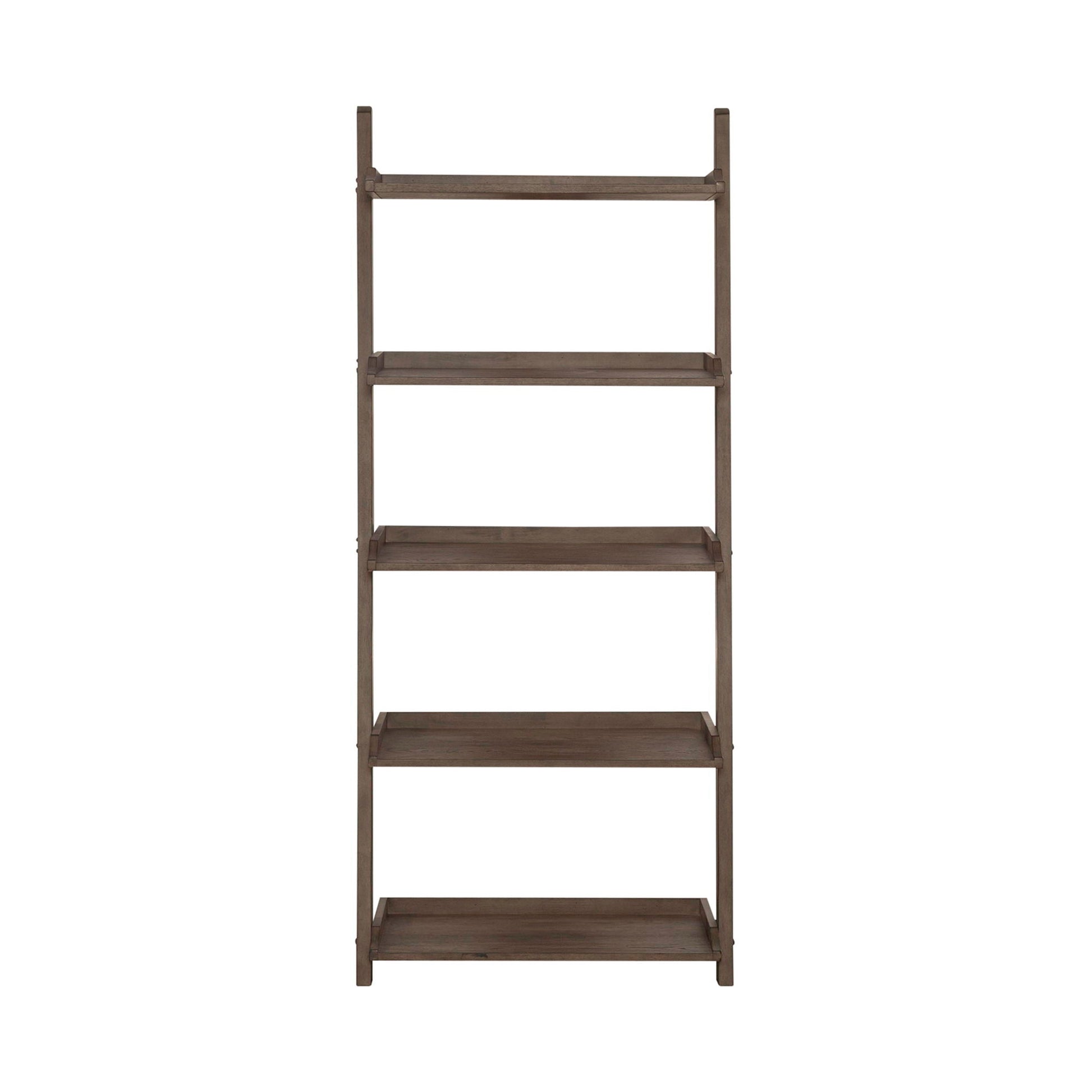Liberty Furniture Americana Farmhouse - Leaning Pier Bookcase - Light Brown | Meri Furniture