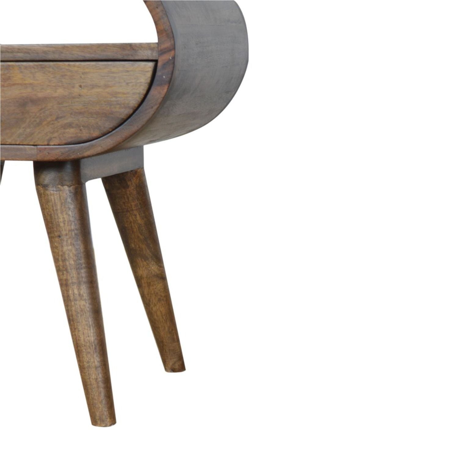 Circular Open Bedside Nightstand