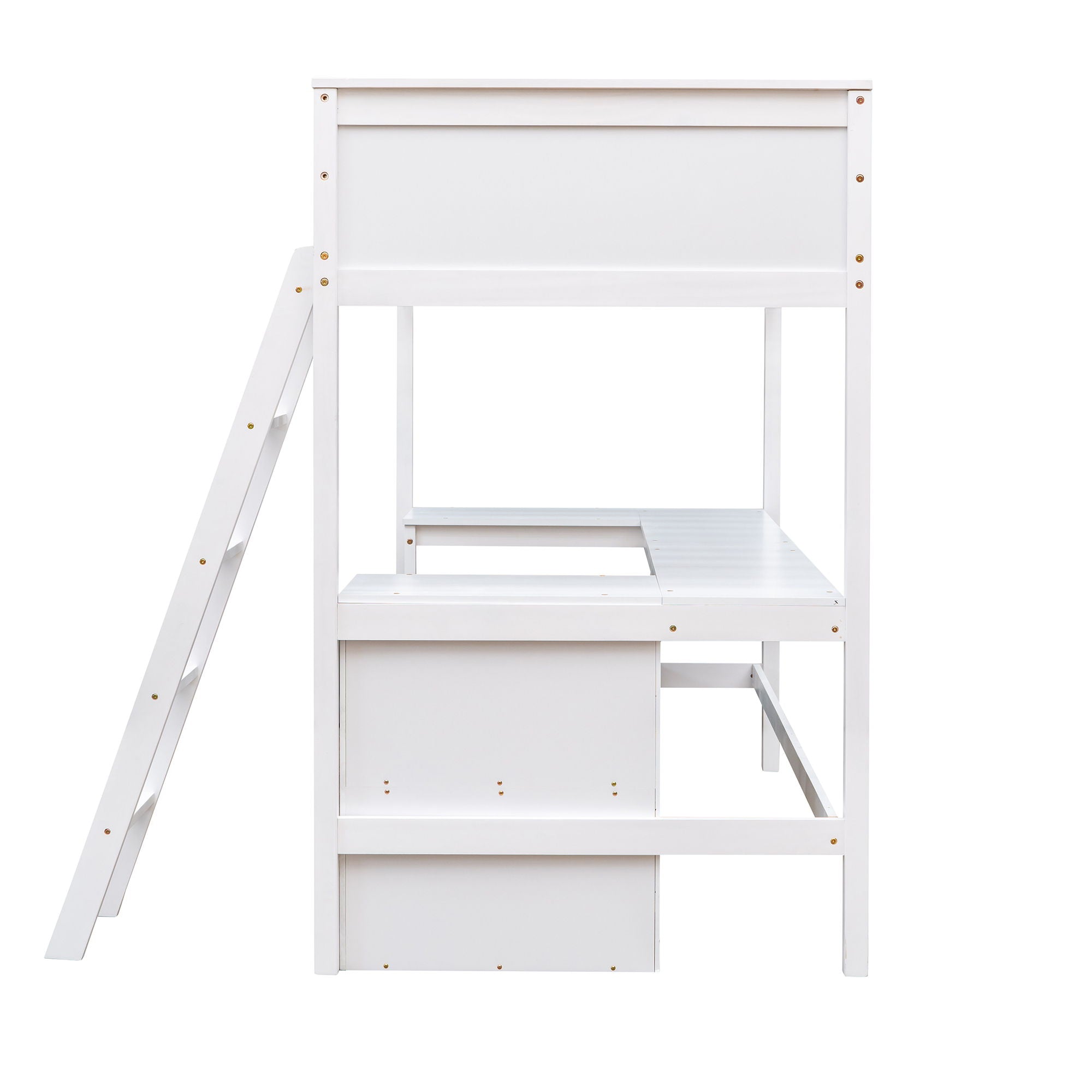 Loft Bed With Shelves With Desk
