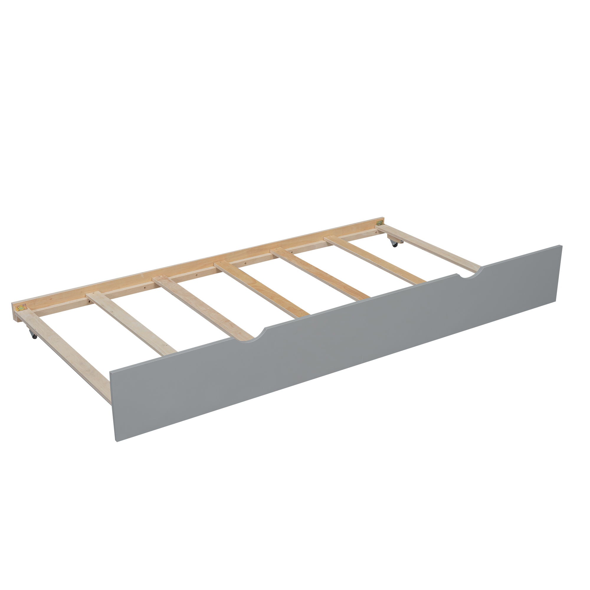 Bunk Bed With Ladder And Safety Guardrail