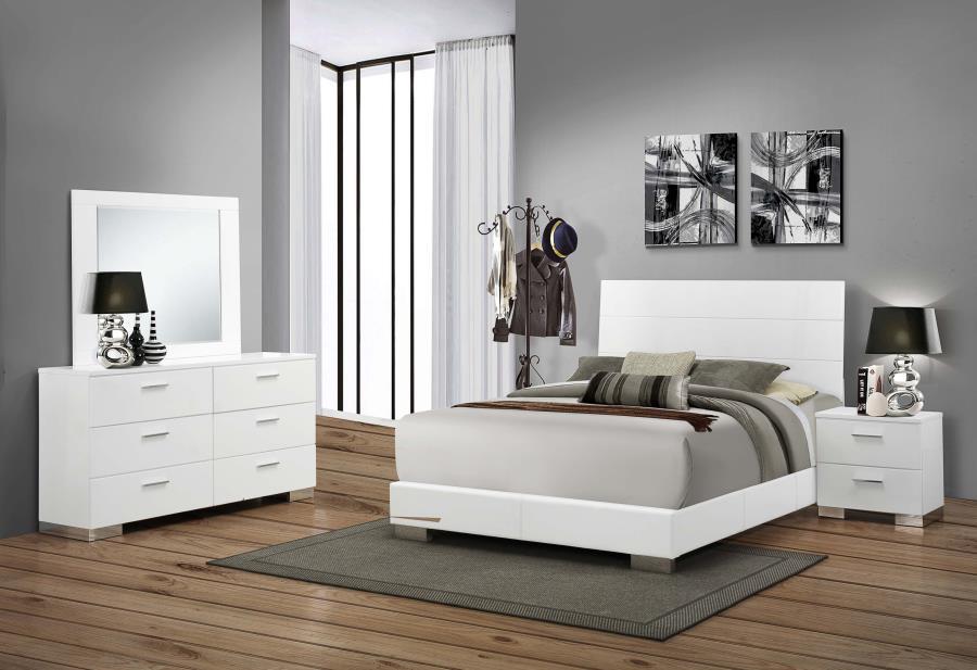 Coaster Fine Furniture Felicity - Contemporary Panel Bed Bedroom Set | Meri Furniture