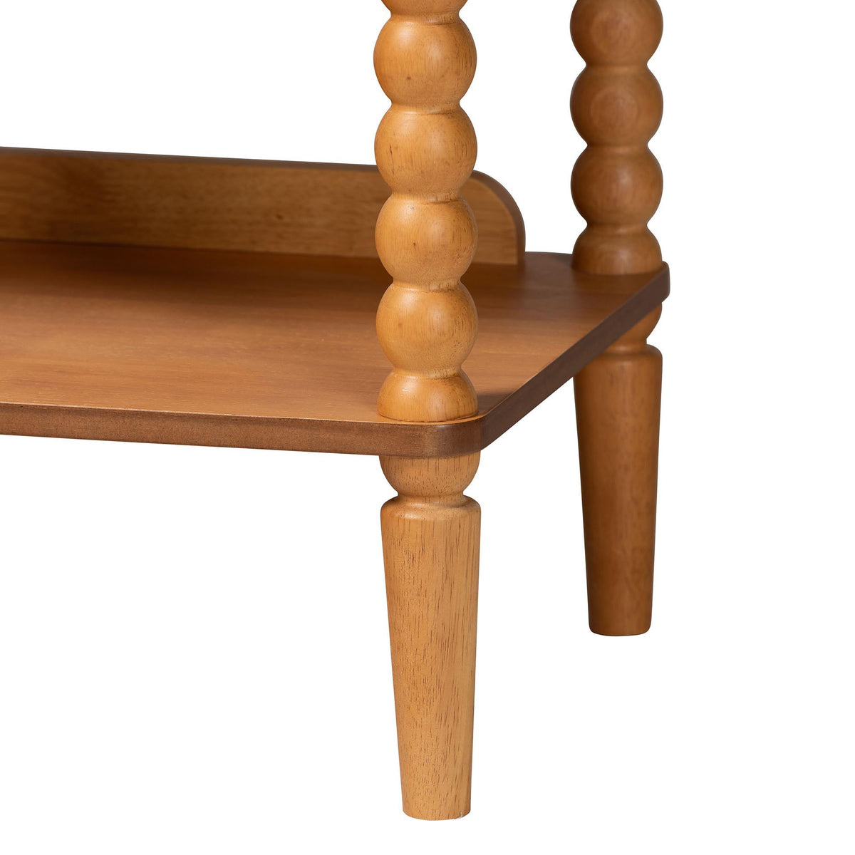 Lucera Bobbin 5-Tier Display Shelf, Oak Brown