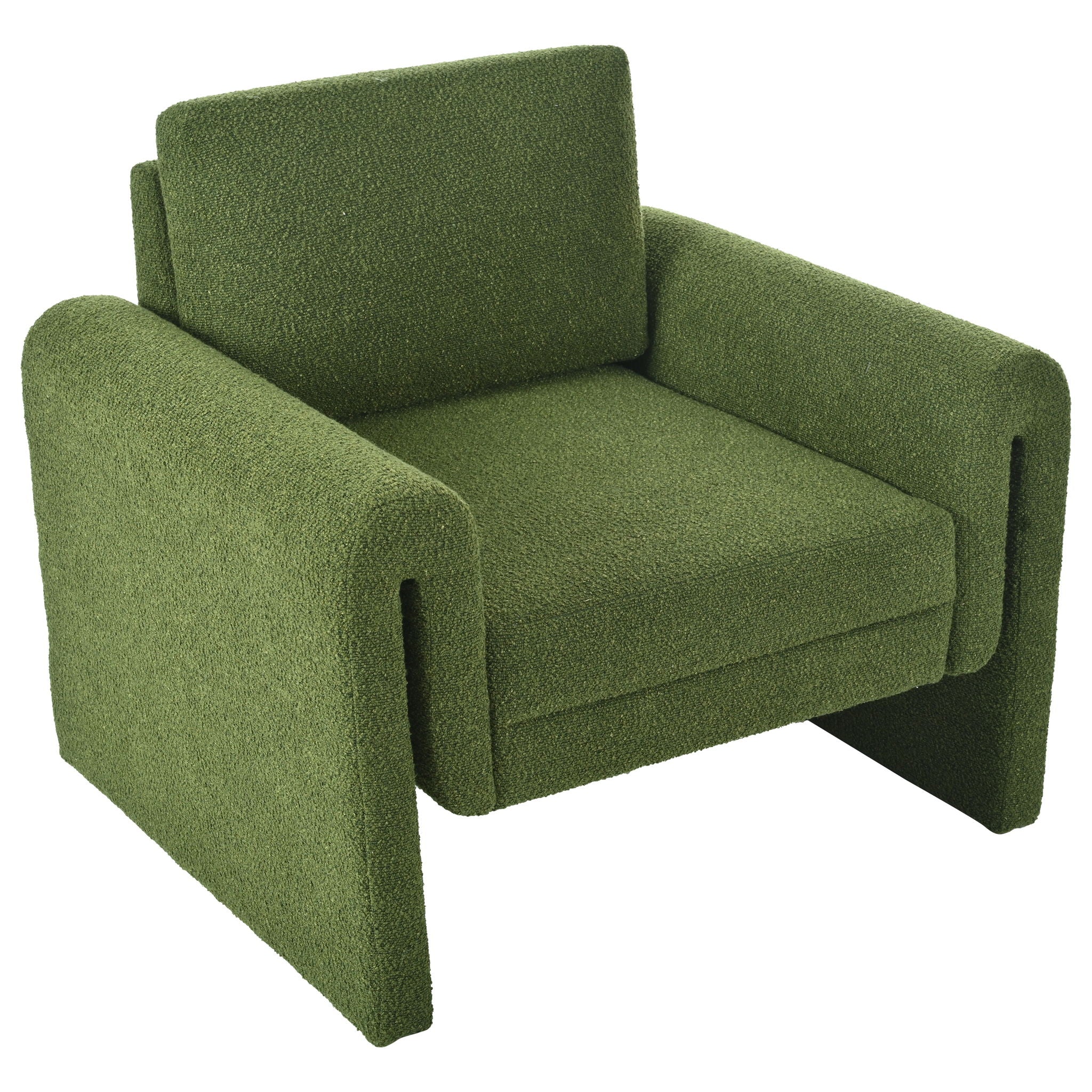 Modern Upholstered Accent Chair, Sturdy Support & Luxurious Comfort