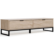 Ashley Furniture Oliah - Natural - Storage Bench | Meri Furniture
