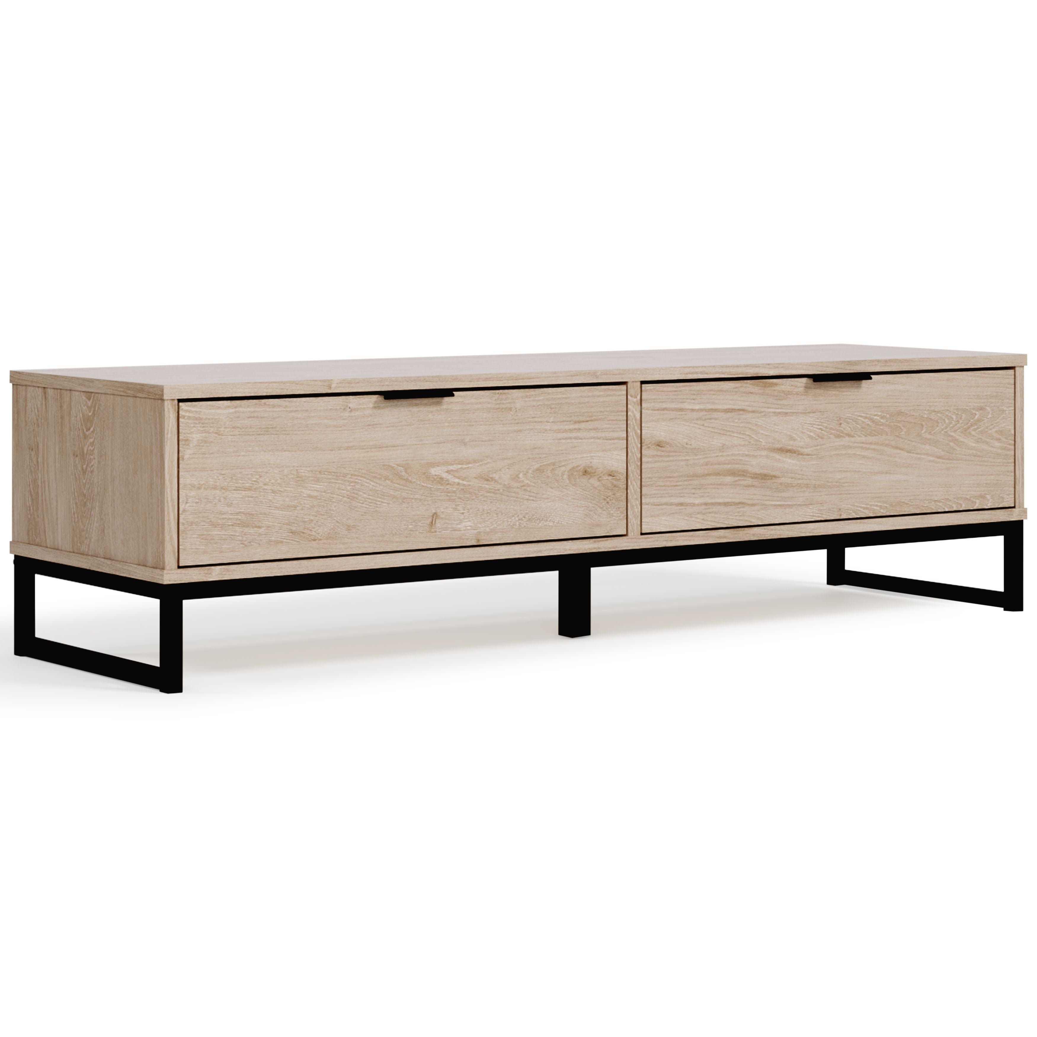 Ashley Furniture Oliah - Natural - Storage Bench | Meri Furniture