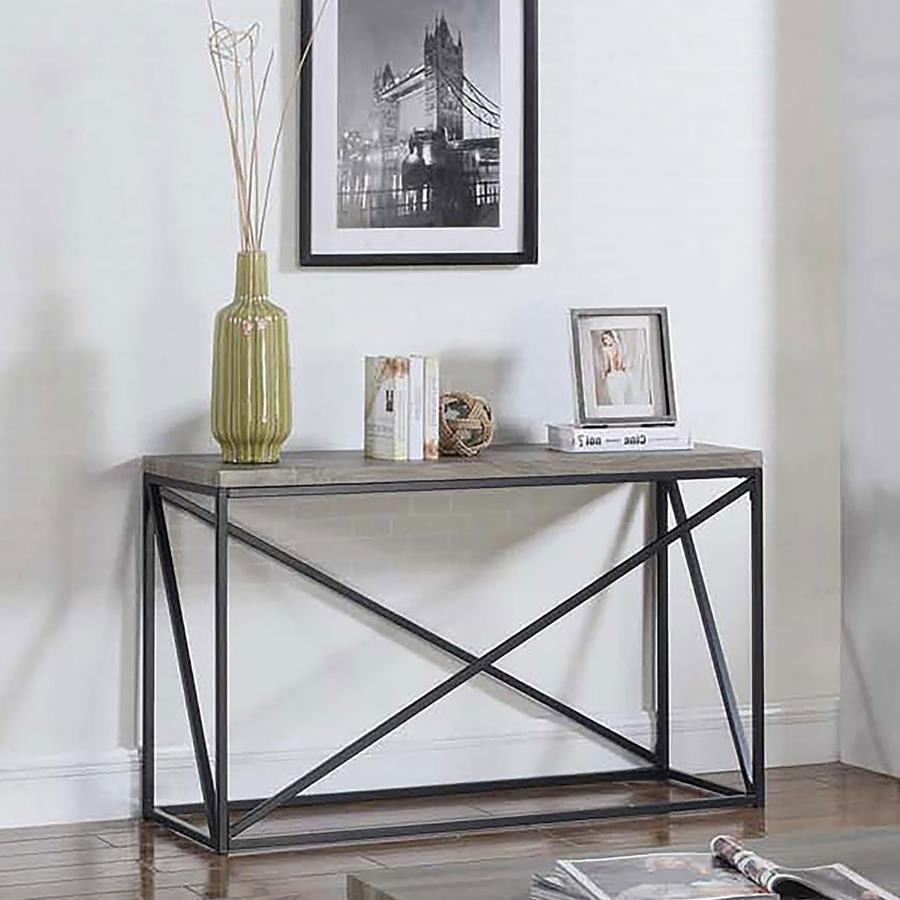 Coaster Fine Furniture Birdie - Rectangular Entryway Console Table - Sonoma Gray | Meri Furniture