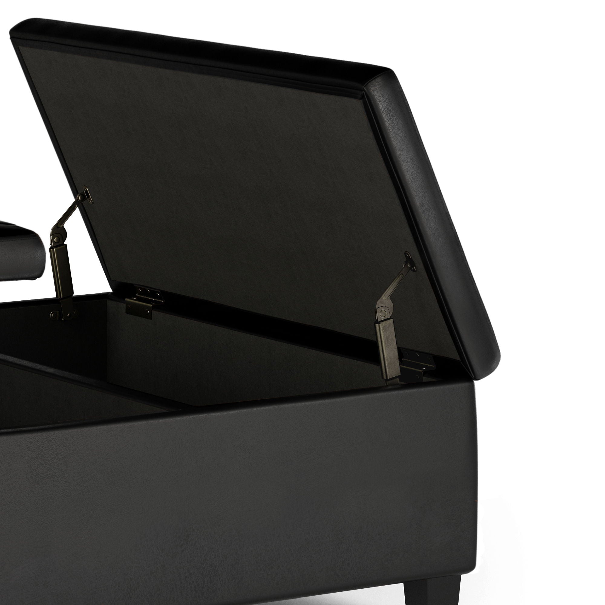 Ellis - Coffee Table Storage Ottoman Contemporary Design