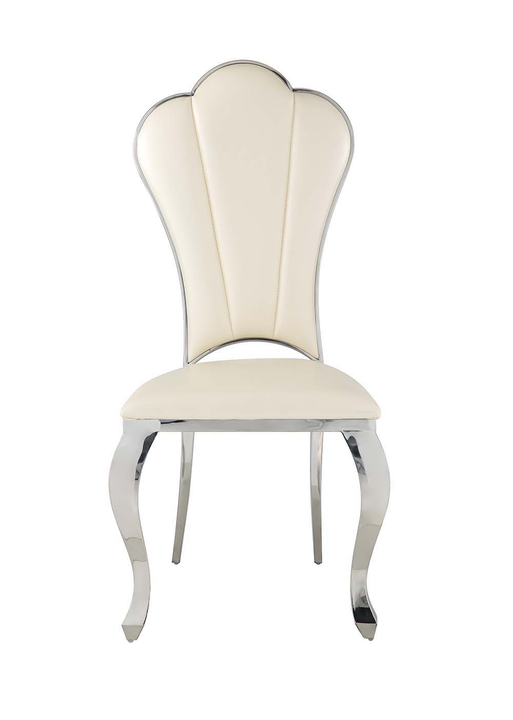 The Cyrene side chairs offer a visually stunning place to sit on and enjoy meals.